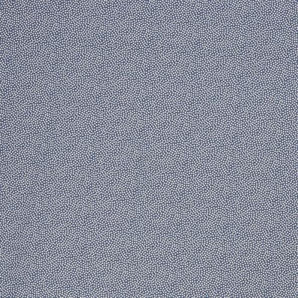 Baumwolle Dotty Jeansblau/Weiß by Swafing